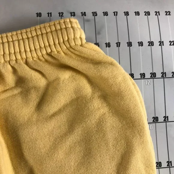 Vintage Russell Athletic Sweatpants Mens Extra Large Yellow Elastic Ankle USA - Picture 2 of 12